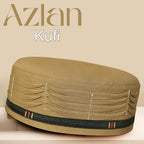 Bin Fiaz Azlan Premium Stitched Kufi Hat for Men - Breathable Islamic Salah Cap & Daily Namaz Topi
