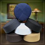 Bin Fiaz Isbagh Premium Structured Kufi Hat - Royal Muslim Men’s Prayer Cap