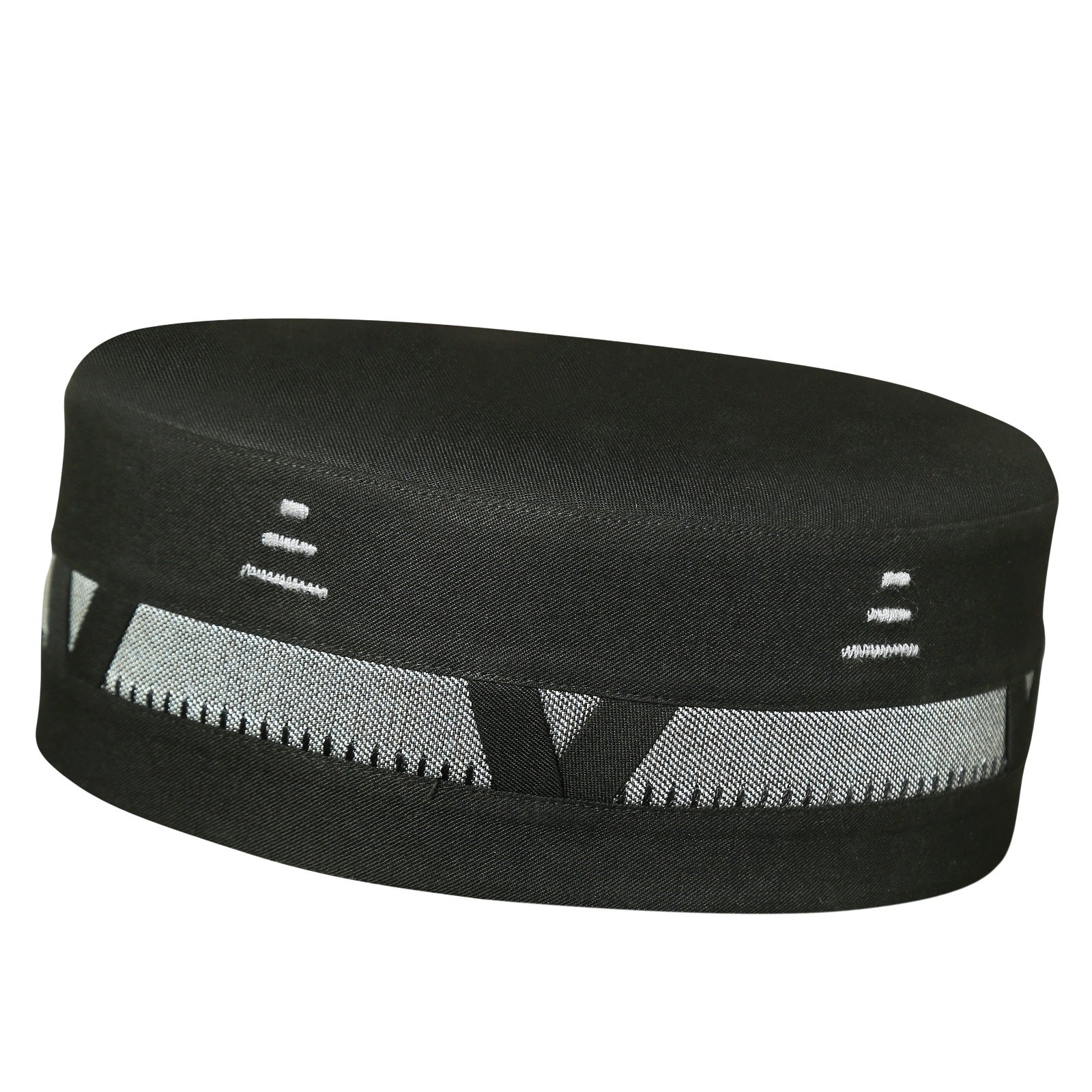 Bin Fiaz Al-Qaws Stitched Kufi – Premium Namaz Topi – Premium Islamic Prayer Cap - Premium Stitched Kufi Hat