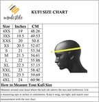 Bin Fiaz Azlan Premium Stitched Kufi Hat for Men - Breathable Islamic Salah Cap & Daily Namaz Topi
