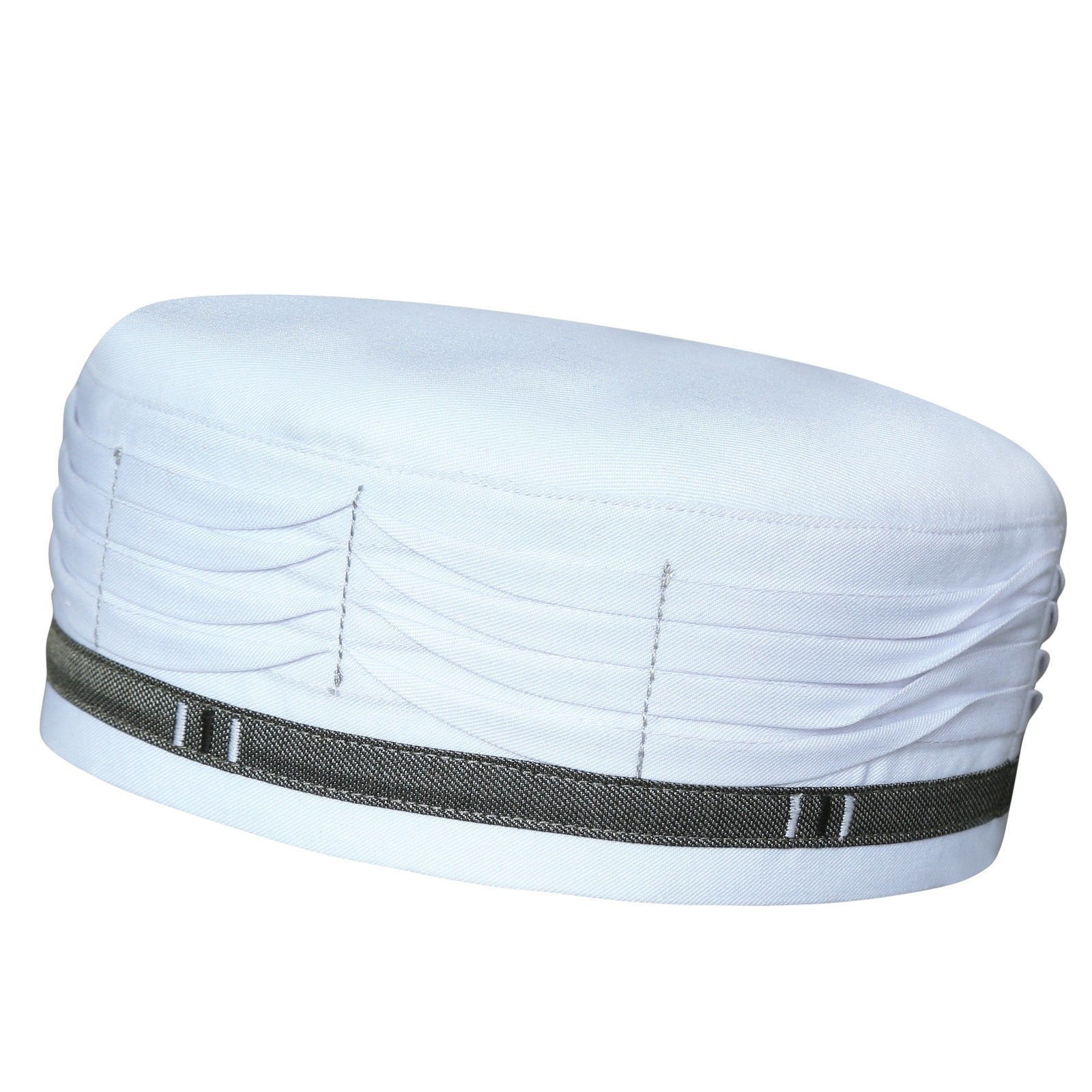 Bin Fiaz Azlan Premium Stitched Kufi Hat for Men - Breathable Islamic Salah Cap & Daily Namaz Topi